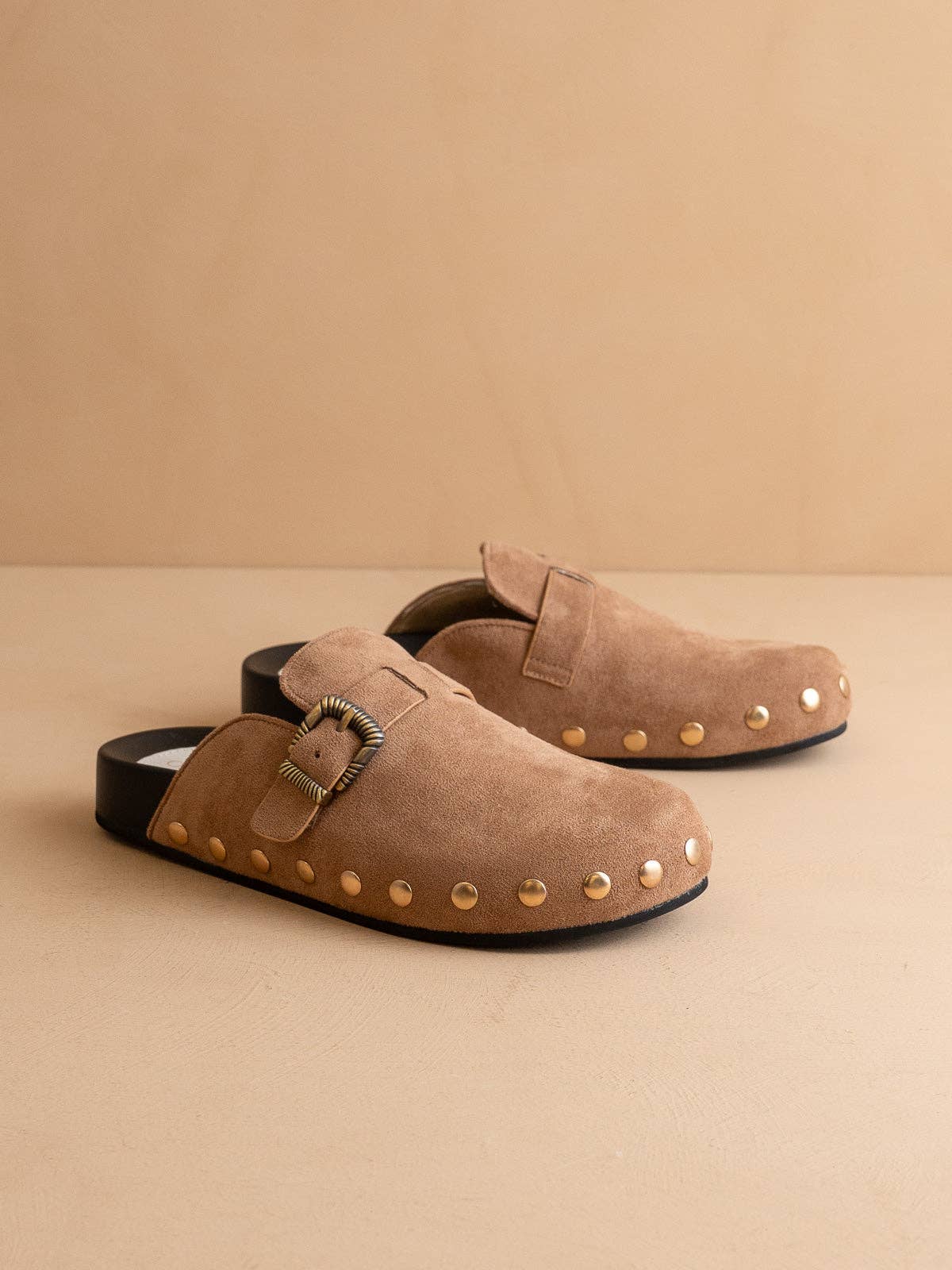 The Toni | Studded Buckle Clog