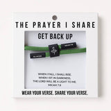 GET BACK UP Bracelet, Christian Cord Bracelet