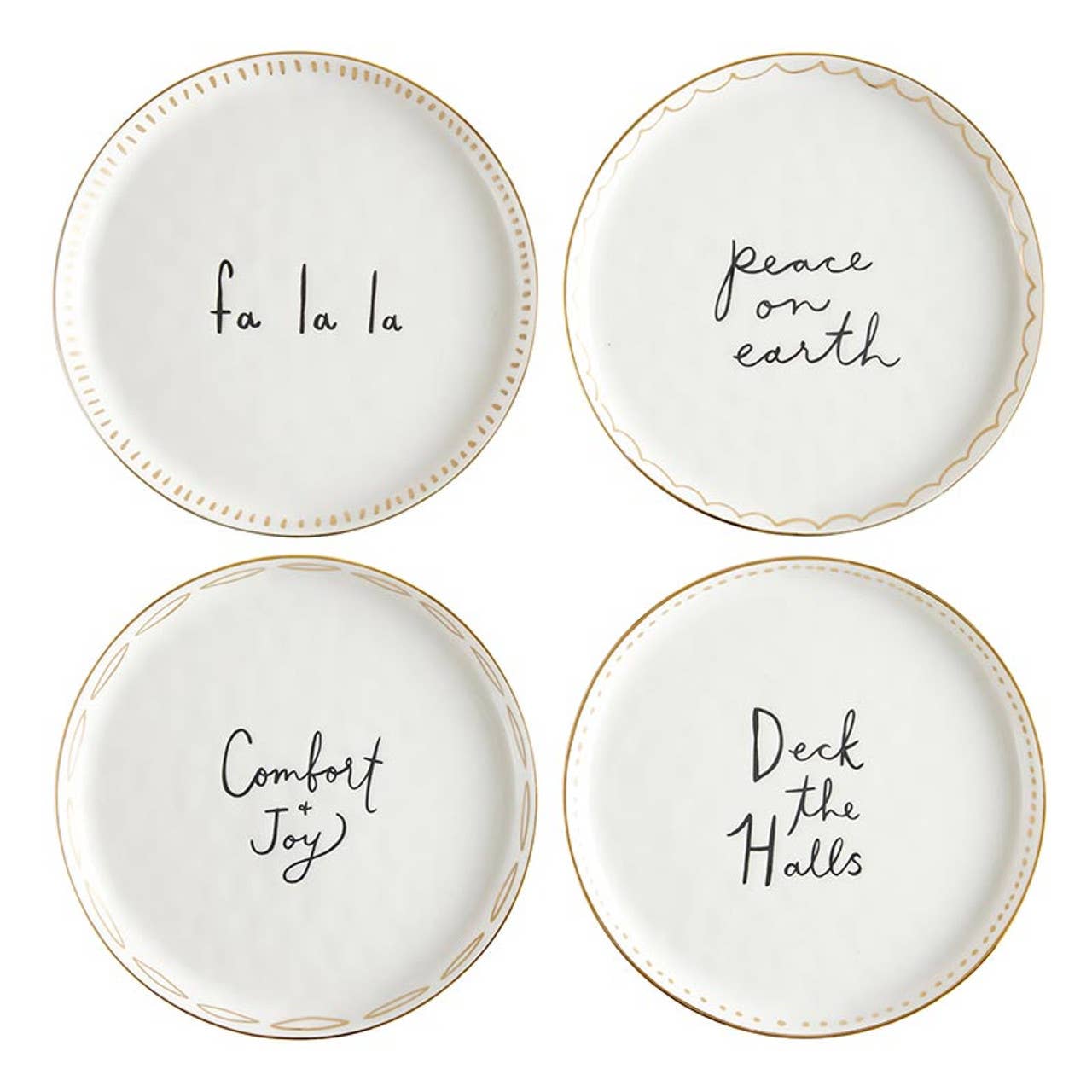 "Falala" Ceramic Appetizer Plates