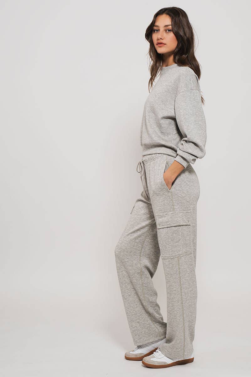 Relaxed Fit Cargo Sweatpants