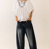 The Striped Barrel Carpenter Culottes Pants