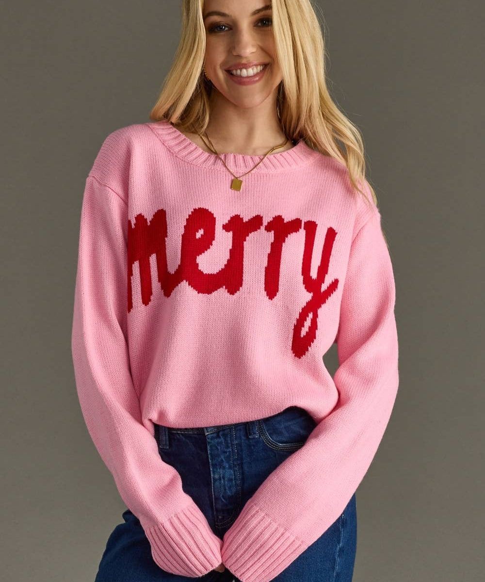 Pink Merry Sweater