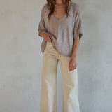 Loose V-Neck Sweater