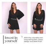 Pip | Vintage Full-Grain Leather Belt for Women