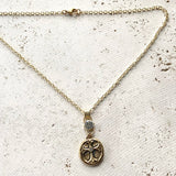 Coin Medallion Charm Necklace