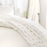 Chunky Knit- Chenille Ultra Soft 50" x 60" Multiple Colors