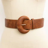 D-Ring Style Weathered Leather Belt