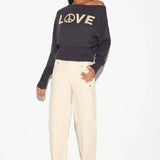 Love Off Shoulder Sweater