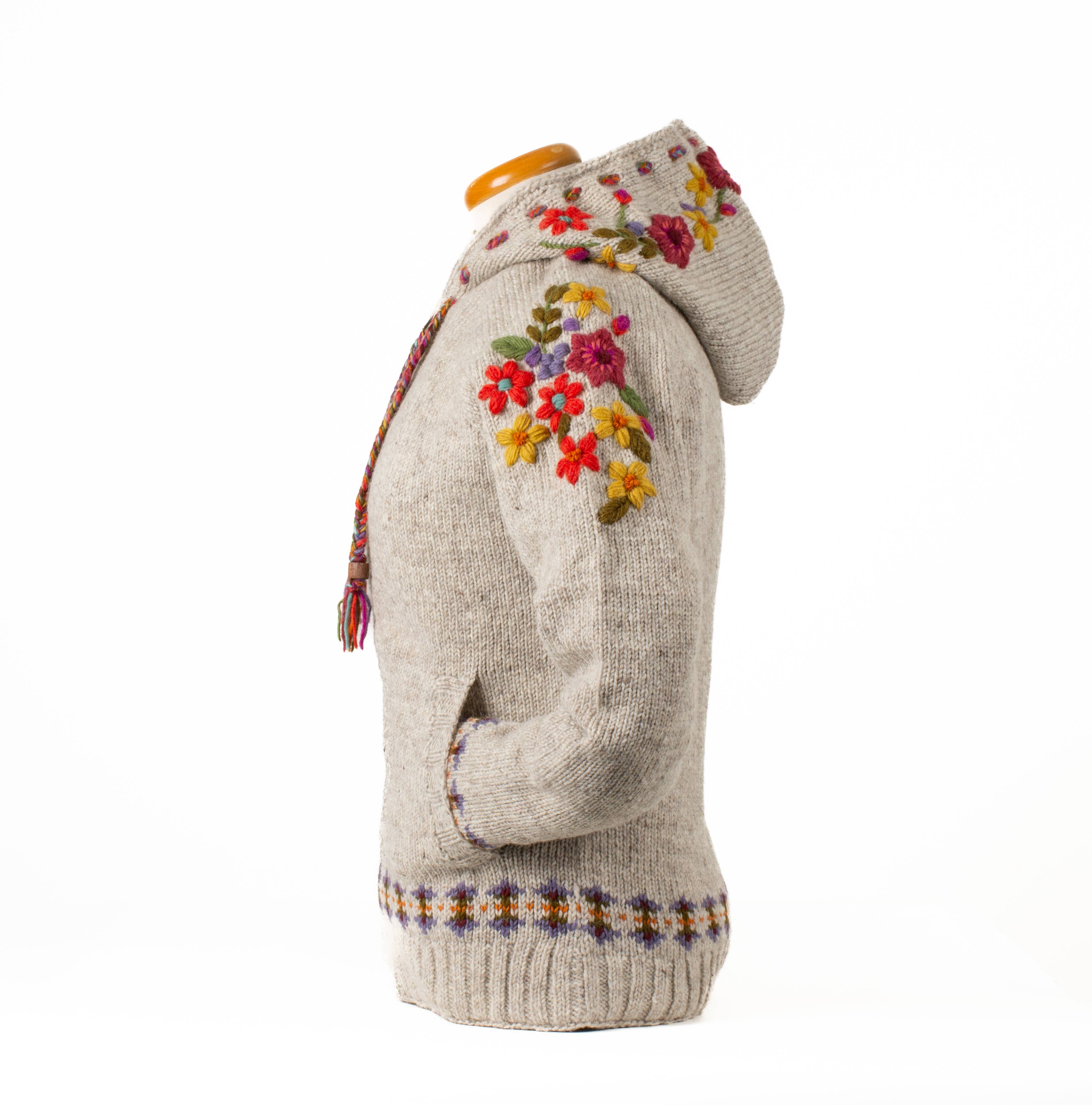 Wildflower Wool Zip Hoodie