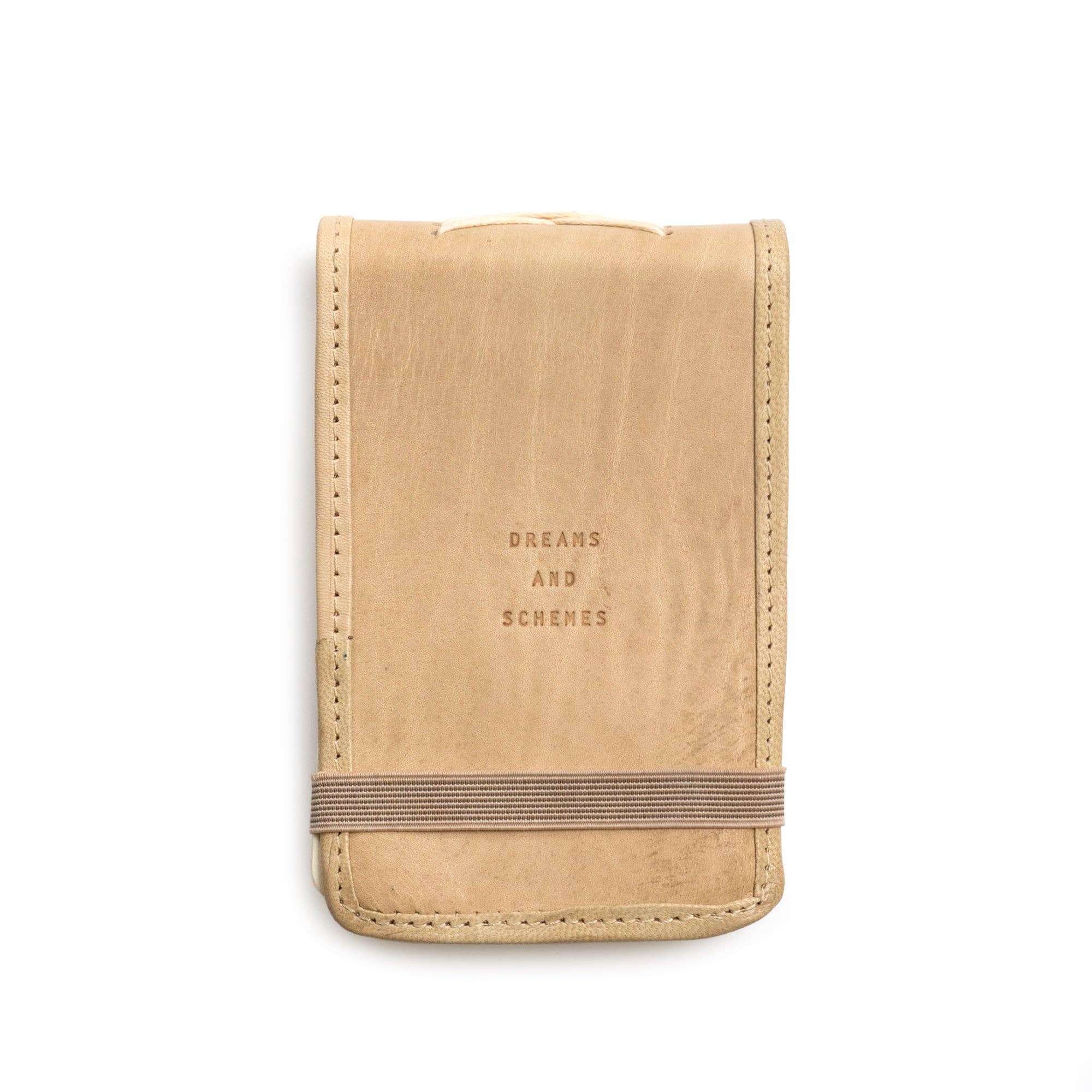 Mini Dreams And Schemes Leather Journal