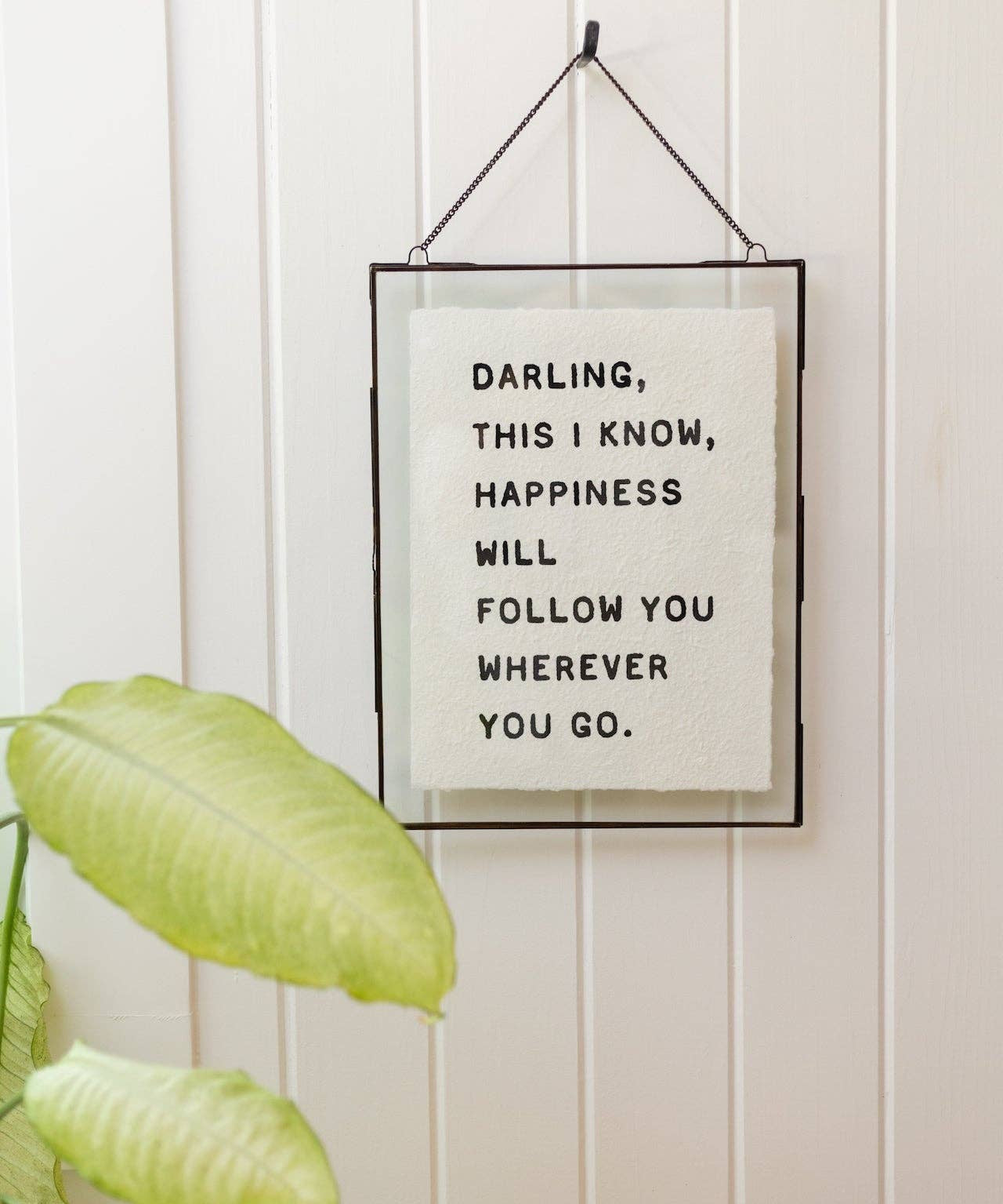 "Darling, This I Know" Handmade Paper Print