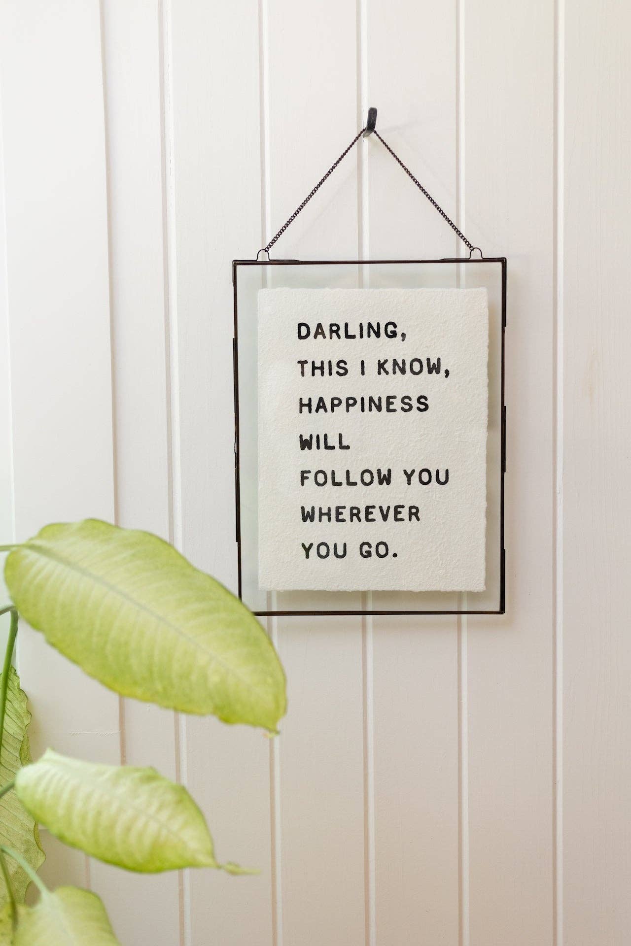 "Darling, This I Know" Handmade Paper Print