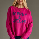 Magenta Merry & Bright Sweater