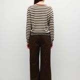 The Virginia Sweater | Henley Color Pop Cardigan
