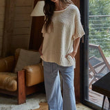 Baggy Knit Pullover Sweater