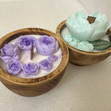 Small Dough Bowl Candle