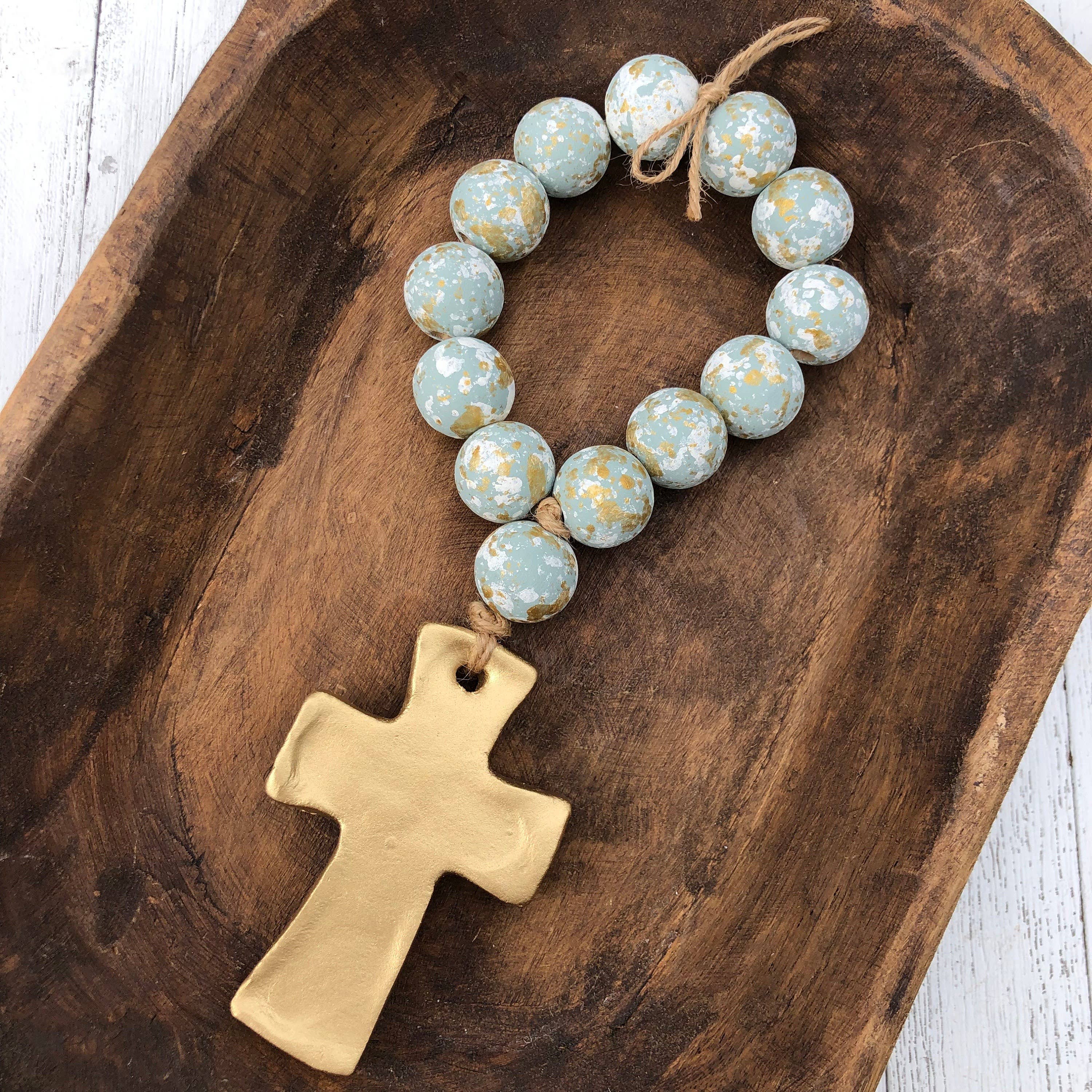 Blessing Beads with Cross (Medium)