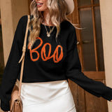"BOO" Knit Sweater