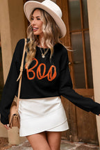 "BOO" Knit Sweater