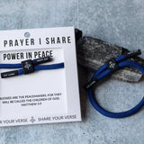 POWER IN PEACE Bracelet | Christian Cord Bracelet
