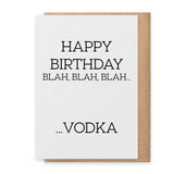 Vodka - Greeting Card