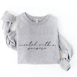 CREATED WITH A PURPOSE Graphic Sweatshirt
