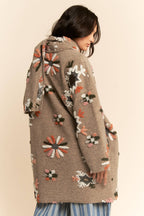 Chunky Embroidered Snow Cardigan