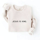 JESUS IS KING Graphic Sweatshirt
