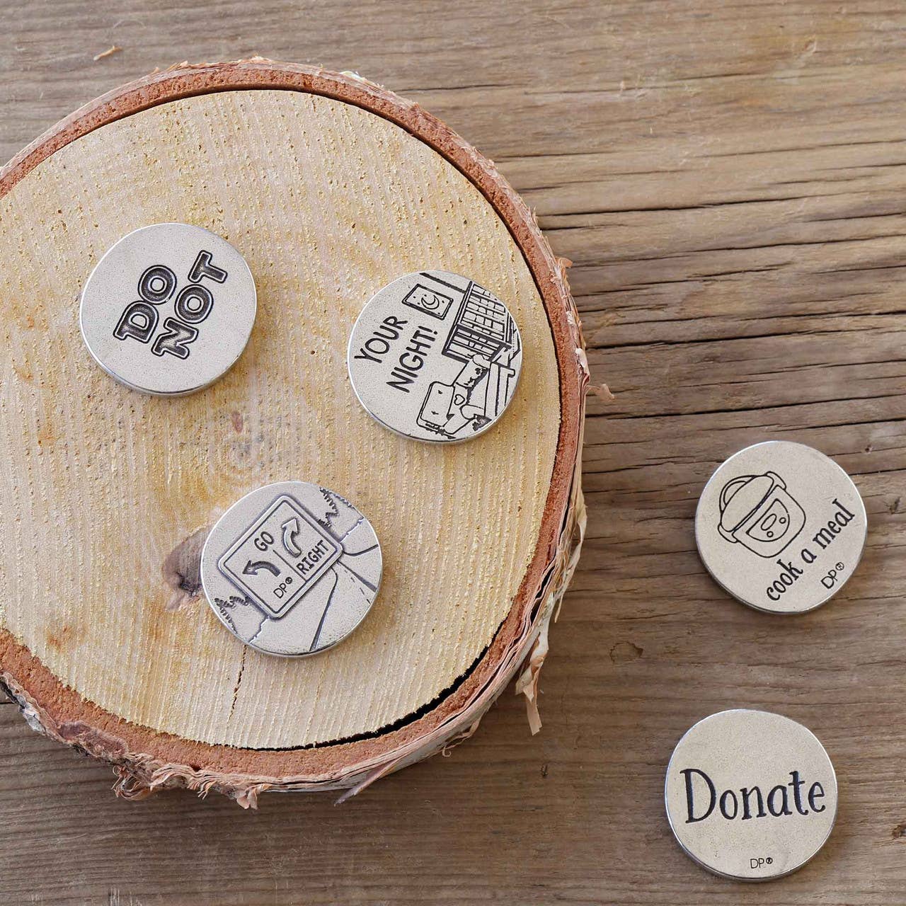 Bag of Decisions Pocket Charms 5 pieces