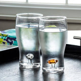 Football Icon Beer Glass-6"H(20oz)