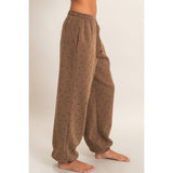 Star Print Elastic Waist Jogger Pants