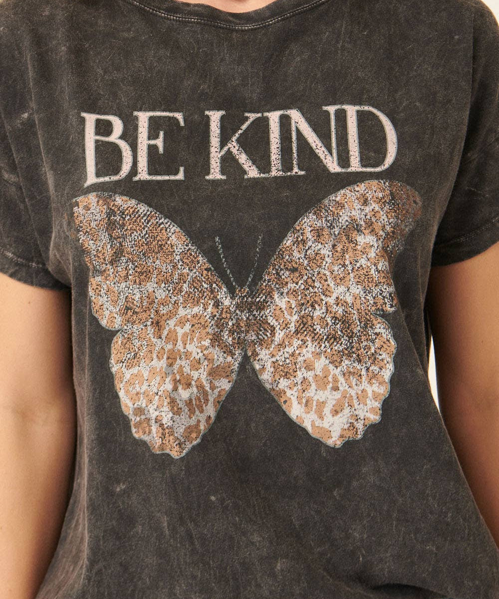 "BE KIND" Butterfly Graphic Tee