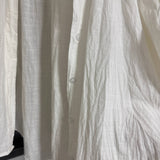 Cotton linen blend button down shirt