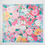 Abstract Flower Garden Square Bandana Scarf