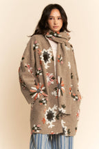 Chunky Embroidered Snow Cardigan
