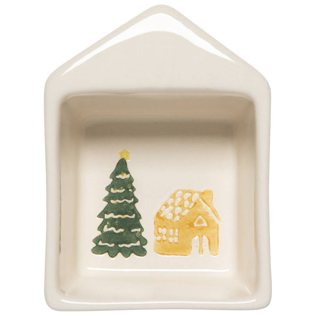 Glitzmas Christmas Dipping Dish W/ Tray Set