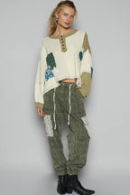 Cut & Sew Knit Sweater