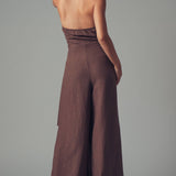 Halter Wide-Leg Jumpsuit