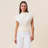 AT2993 Draped jersey top