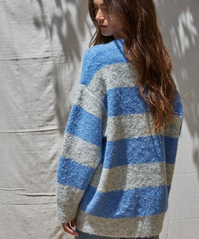 Bold Stripe Wool Sweater