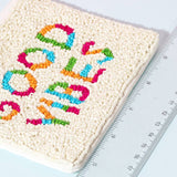 Colorful Good Vibes Beaded Coin Purse