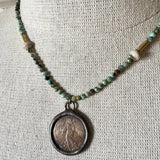 Turquoise Guardian Angel Necklace