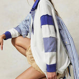 Color Block Oversized Pullover