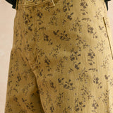 P4663ST   FLORAL PRINT STRETCHED PANTS