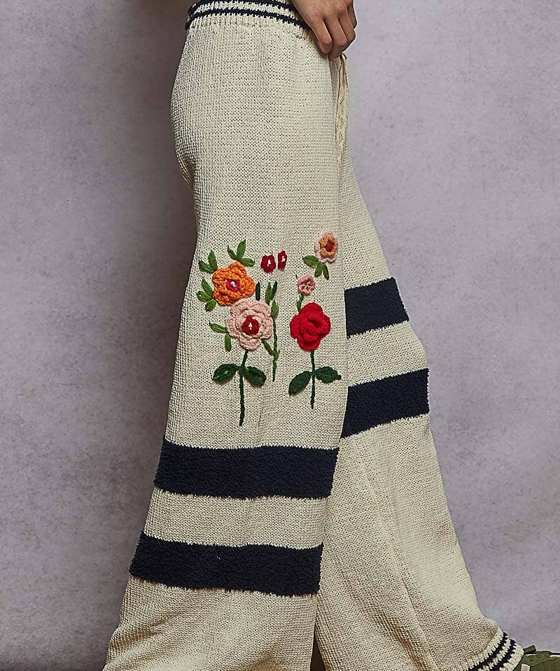 Striped & Floral Lounge Pants
