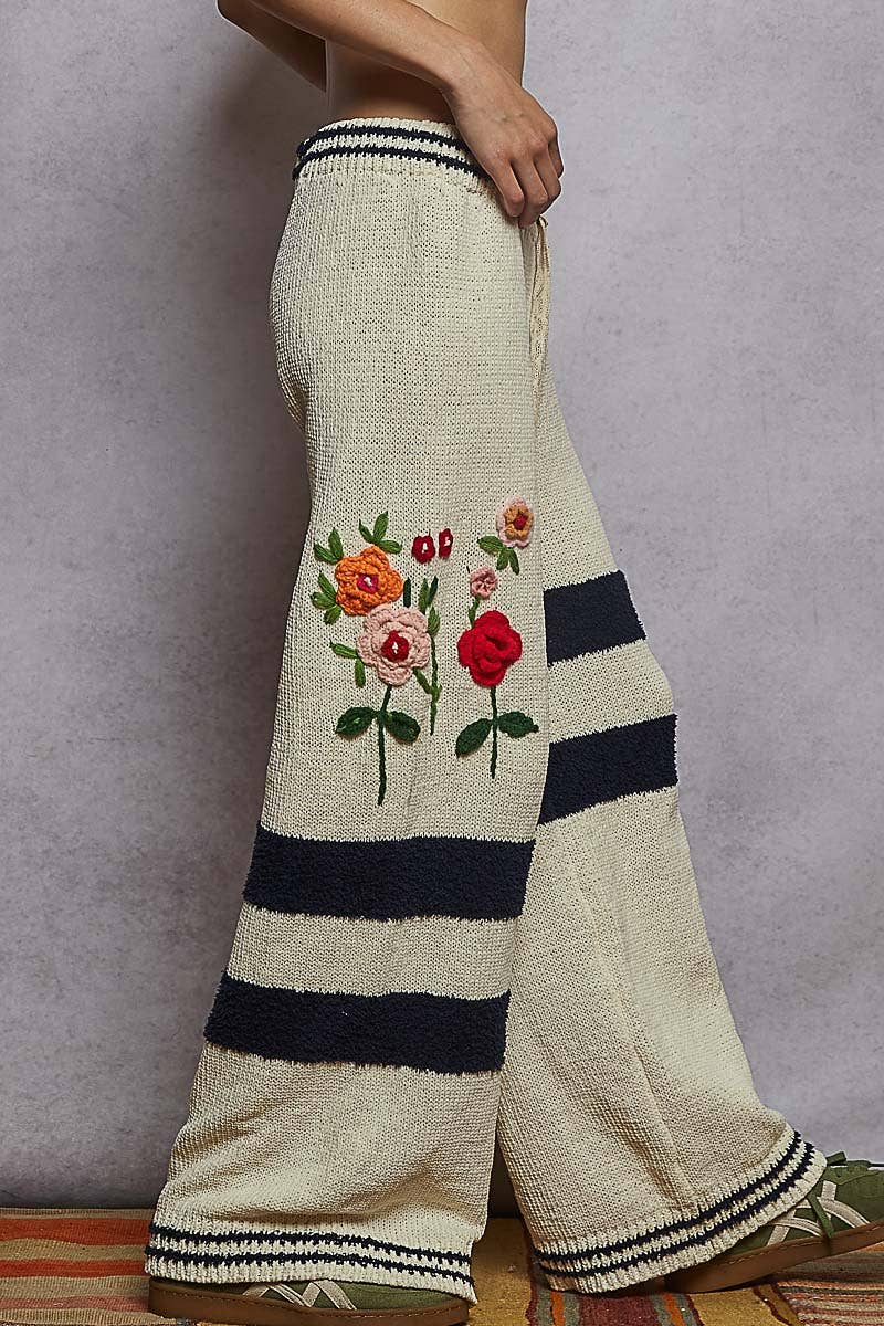 Striped & Floral Lounge Pants