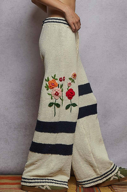 Striped & Floral Lounge Pants