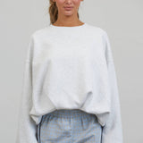 CT3552 Blouson Cropped Pullover Sweatshirt