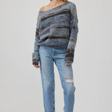 Ombre Stripe Loose Knit Sweater - RSW1229