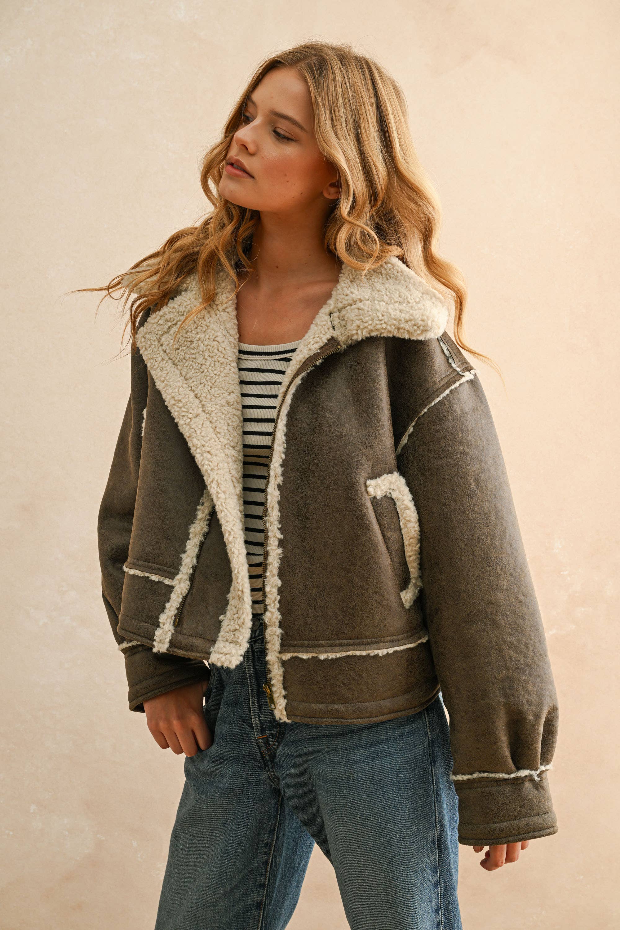Sherpa Lined Jacket